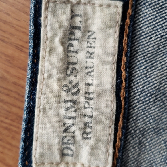 Ralph Lauren Denim & Supply Button Front Stretch Skirt 30" Waist X 16" - Picture 3 of 6